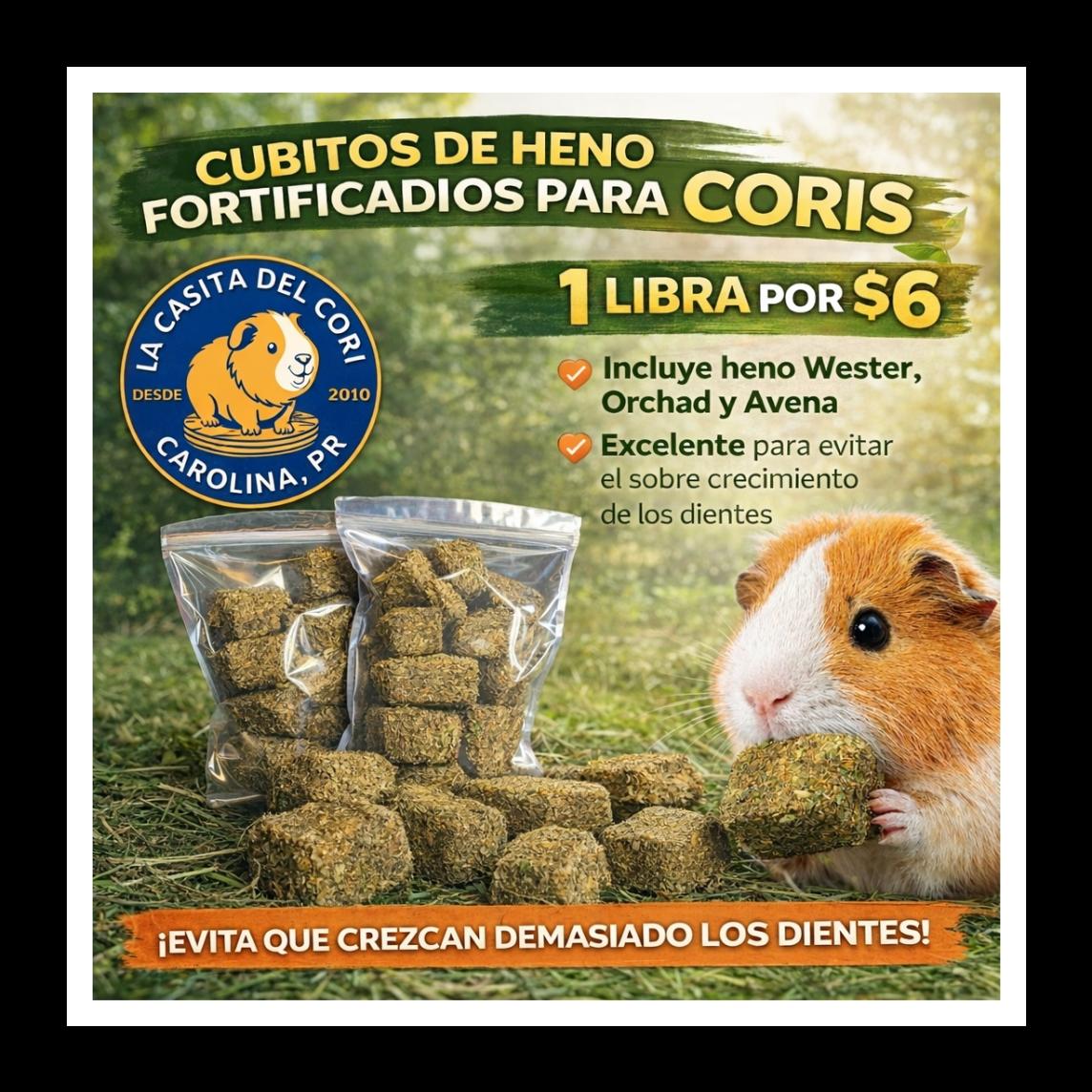 Cubitos de Heno Prensado